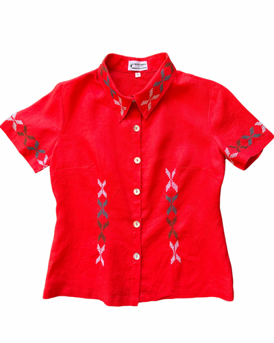 T’boli top in red