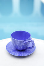 Charger l'image dans la galerie, Salungo cup and saucer blue