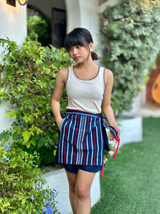 Kalinga Garterized wrap shorts