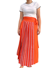 Charger l'image dans la galerie, Orange wrap skirt