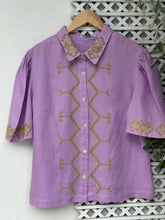 Load image into Gallery viewer, T’boli top in purple 01