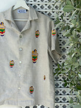 Load image into Gallery viewer, Halo halo polo in oat camp collar