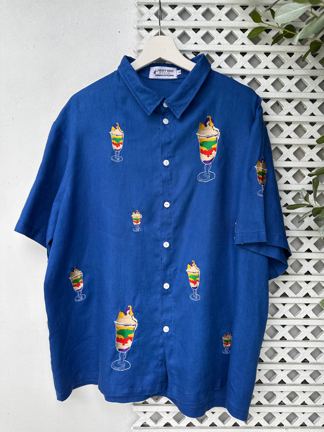 Halo halo polo in light blue