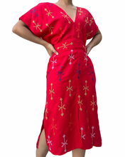 Load image into Gallery viewer, T’boli Sinag dress red