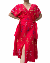 Load image into Gallery viewer, T’boli Sinag dress red