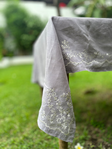 Sampaguita  embroidered tablecloth