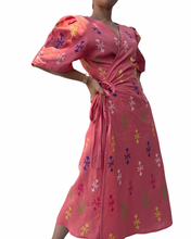 Load image into Gallery viewer, Coral T’boli Wrap dress