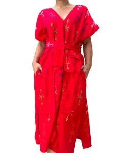 T’boli Sinag dress red