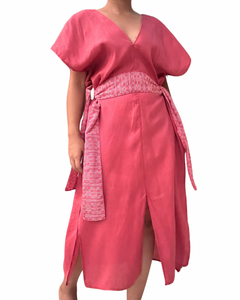 Sinag dress binakol belt