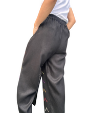 Load image into Gallery viewer, T’boli Garterized wrap pants black