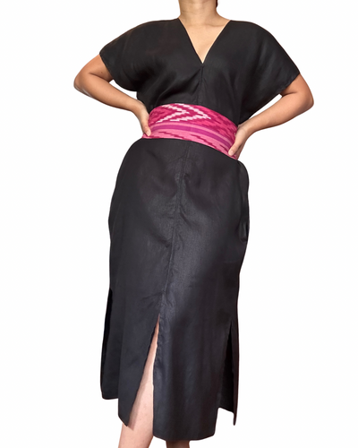 Sinag dress ikat belt 1