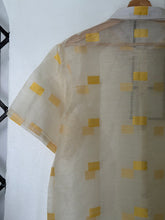 Load image into Gallery viewer, Gold creme pinya polo
