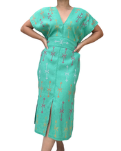 Load image into Gallery viewer, T’boli Sinag dress green