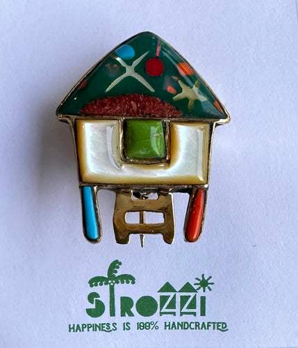 Pista kubo small brooch 06