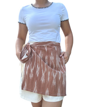 Load image into Gallery viewer, Ikat Garterized wrap shorts