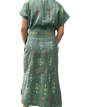 Load image into Gallery viewer, T’boli Sinag dress olive green