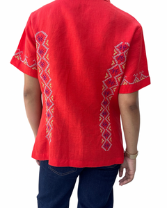 T’boli top in red 1