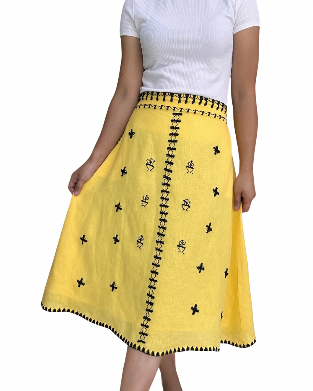 Tweetums skirt in yellow