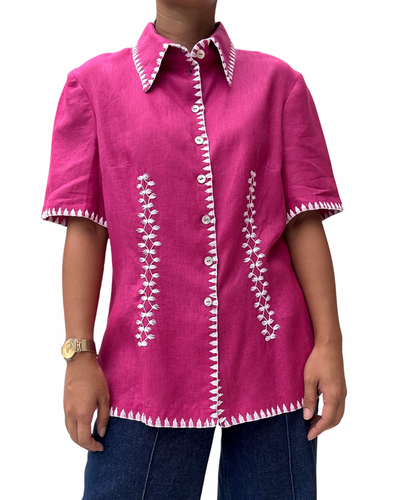 Fuchsia Tweetums top