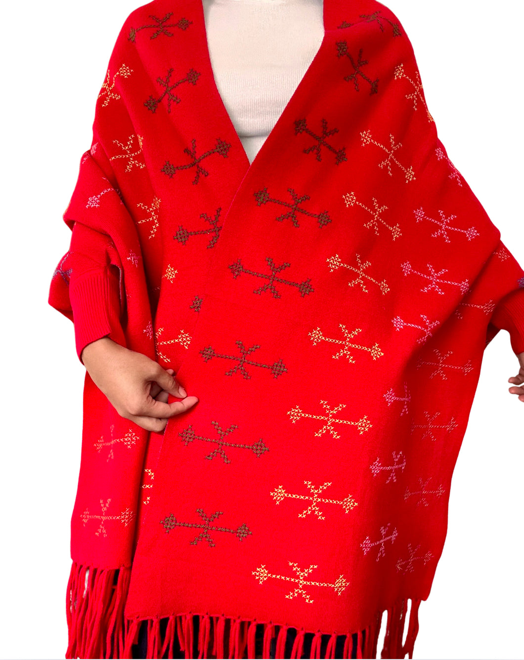 T’boli shawl red 01