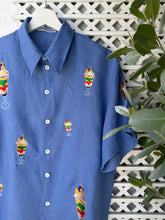 Load image into Gallery viewer, Halo halo polo in light blue