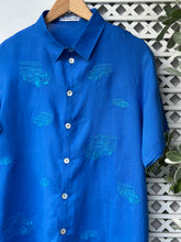 Load image into Gallery viewer, Jeepney polo royal blue