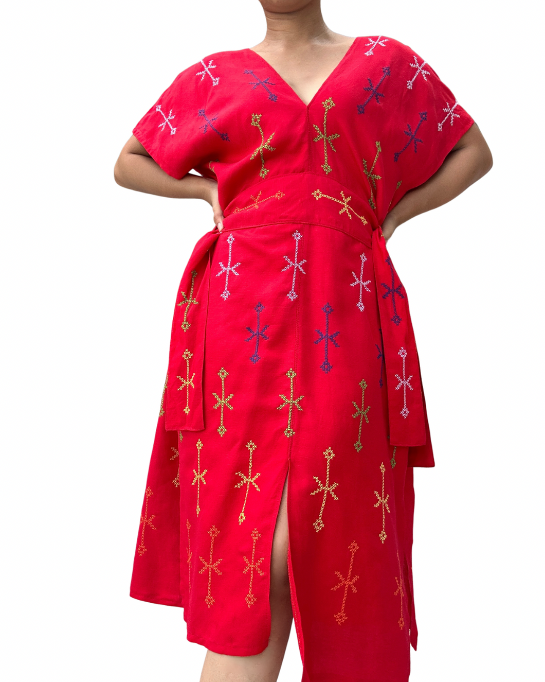 T’boli Sinag dress red