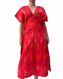 Sinag dress in red