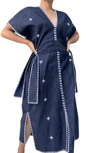 Sinag abra dress in denim