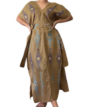 Load image into Gallery viewer, T’boli Sinag dress in Khaki