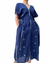 Charger l&#39;image dans la galerie, Sinag abra dress in navy blue 1