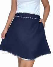Charger l'image dans la galerie, Jaime mini skirt navy blue
