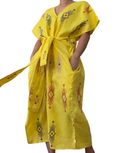 Load image into Gallery viewer, T’boli Sinag dress in yellow