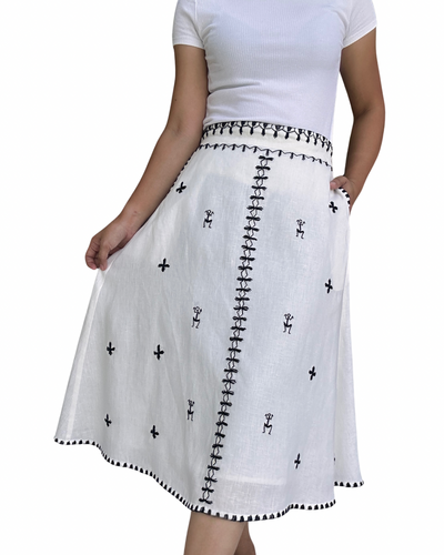 Tweetums skirt in off white