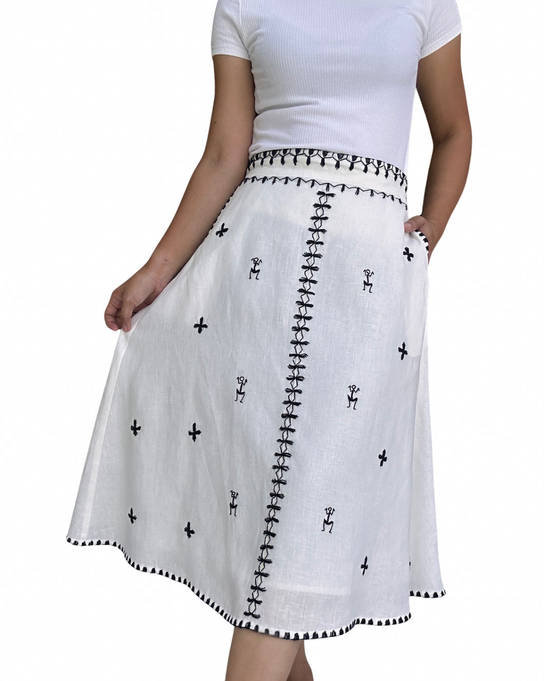 Tweetums skirt in off white