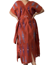 Load image into Gallery viewer, T’boli Sinag dress in rust