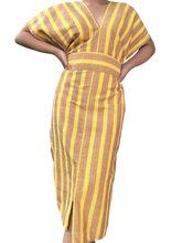Load image into Gallery viewer, Yellow Kantarines strive sinag dress