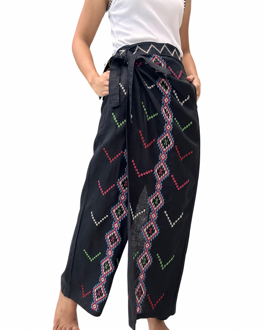 T’boli Garterized wrap pants