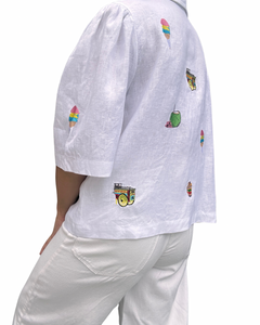 Matamis top in White