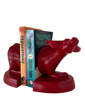 Load image into Gallery viewer, Carabao bookends in red