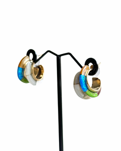 Double hoops earrings