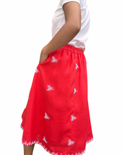 Charger l&#39;image dans la galerie, Tweetums skirt in red cherry