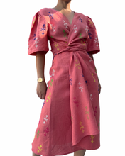 Load image into Gallery viewer, Coral T’boli Wrap dress