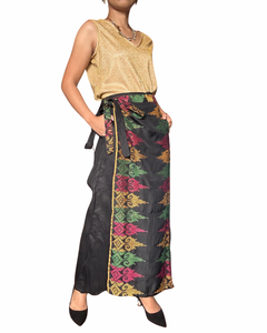 Inaul Garterized wrap pants