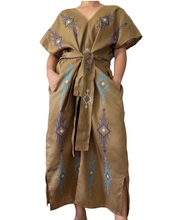 Load image into Gallery viewer, T’boli Sinag dress in Khaki