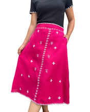 Charger l&#39;image dans la galerie, Tweetums skirt in fuchsia