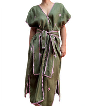 Load image into Gallery viewer, Sinag abra dress in olive