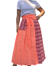 Charger l'image dans la galerie, Orange wrap skirt 01