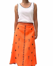 Load image into Gallery viewer, Tweetums skirt in orange