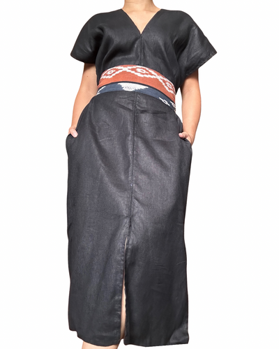 Sinag dress ikat belt